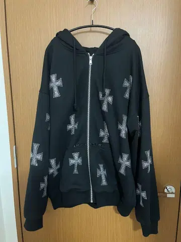 unknown london 십자가 후드티 XL