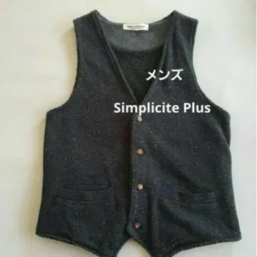 Simplicite Plus 다크 그레이 베스트 L