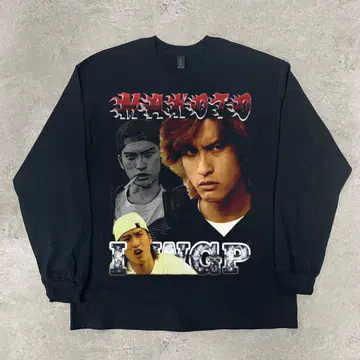 IWGP 마코토 [ XL 사이즈 ] 긴팔 블랙 bootleg