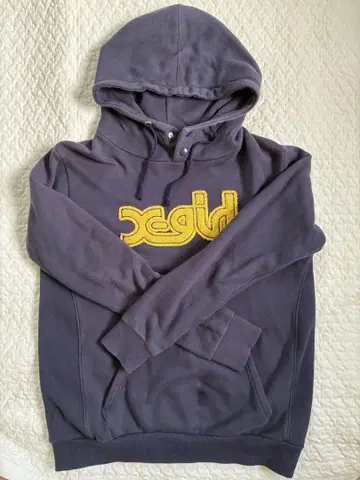 xgirl 다크 그레이 후드 부착 후드티