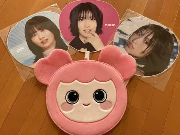 트와이스 모모 부채 3종 부채 케이스 세트