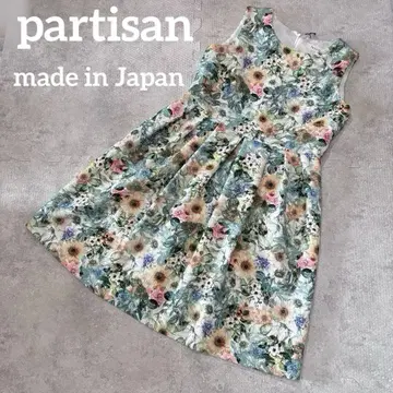 미사용 일본제 꽃무늬 원피스 partisan 사이즈 38 (M) 택 포함