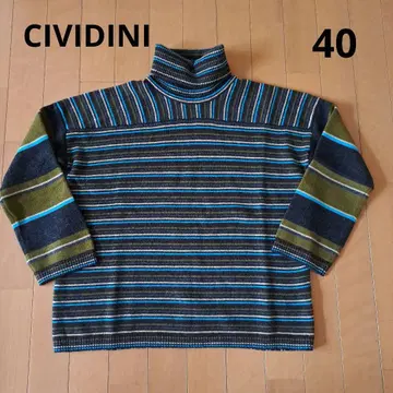 [CIVIDINI] 보더 무늬 스웨터 사이즈 40