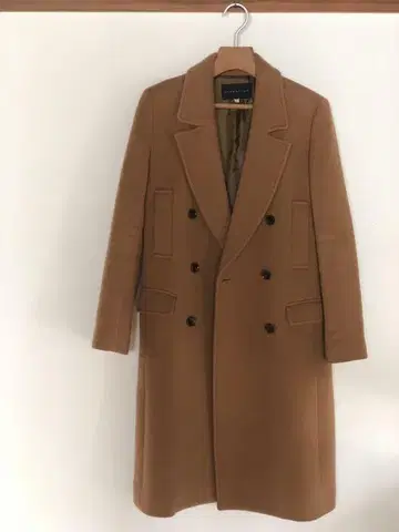 에스트네이션 체스터 코트 카멜