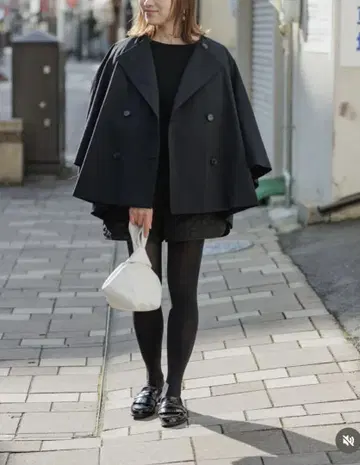 Liten 큐빅 트렌치코트 다크 네이비 [정품]