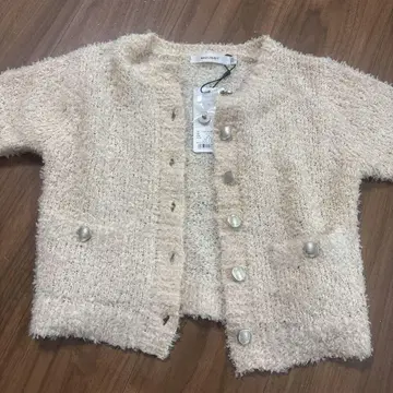 마우지 반팔 가디건