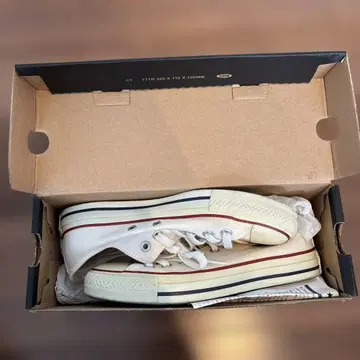 CONVERSE ALL STAR 24.5cm 화이트 로우컷