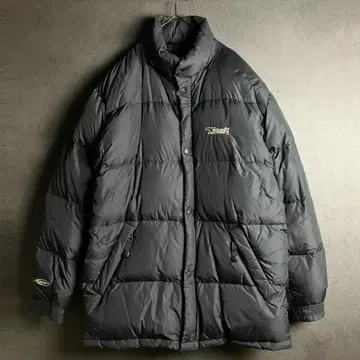 Bear USA 다운 자켓 L 블랙 90s 자수 로고 스트릿