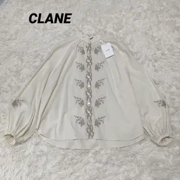 새상품 CLANE VINTAGE FLOWEREMBROIDERYSHIRT