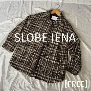 슬로브 이에나 SLOBE IENA 트위드 블루종