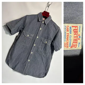 FURTHER 부트 레거스 현 프리휠러스 히코리 스트라이프 워크 셔츠