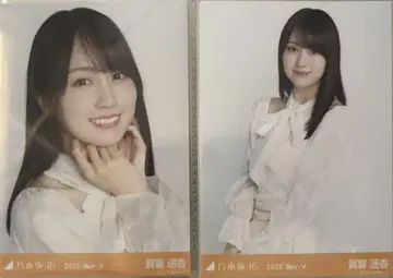 노기자카46 생사진 카키 하루카 빅 보타이 블라우스 컴프 버스라