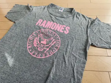 80s 90s RAMONES 그레이 T셔츠 M 빈티지 초기 펑크