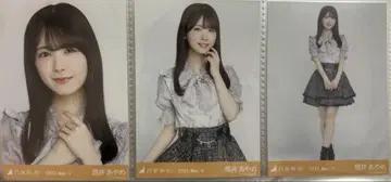 노기자카46 브로마이드 츠츠이 아야메 빅 보타이 블라우스 컴프 버스라
