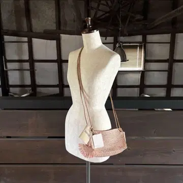 미사용 MADE IN MADA 메이드인마타 숄더 백 라피아