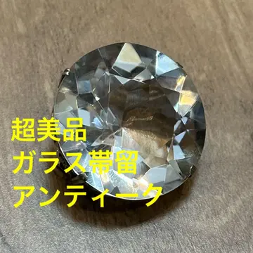 컨디션 최상 오비 고정 띠 기모노 잡화 유리 앤티크 다이아풍 심플 럭셔리