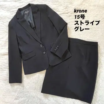 Krone 클로네 포멀 셋업 세레모니 스트라이프 그레이 15호