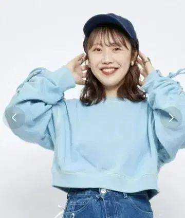 새상품 헬로 샌프란시스코 개더 슬리브 맨투맨