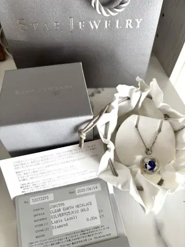 STAR JEWELRY 목걸이 clear earth 지구