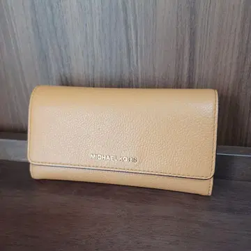 MICHAEL KORS 카멜 오렌지 장지갑