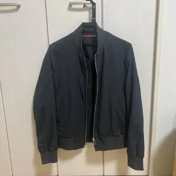 PAUL SMITH MA-1 자켓 다크 그레이 지퍼 블루종