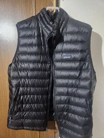patagonia 다운 베스트 XL 블랙