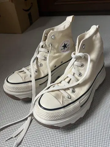 컨버스 올스타 아이보리 통굽 하이컷