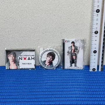 프로레슬링 NOAH 세이미야 카이토 캔뱃지 세트