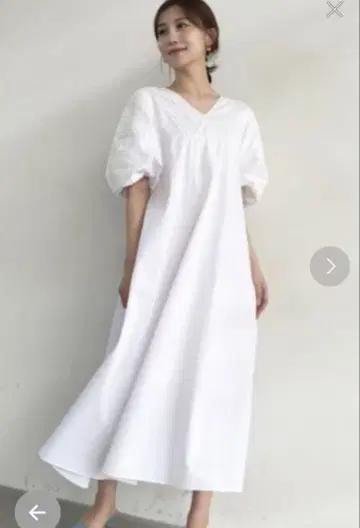 하루히로인 원피스 화이트