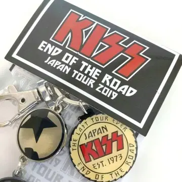 미개봉 KISS 지옥의 보석 키링 엔드 오브 더 로드 도쿄 공연