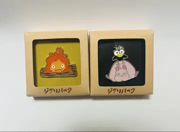 지브리 파크 한정판 핀 배지 카루시파 쥐와 파에드리