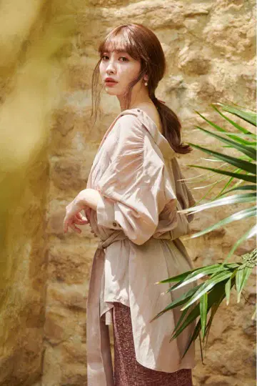 herlipto Cotton-blend Voile Sheer Shirt
