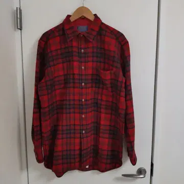 PENDLETON 70s 울 체크 셔츠 MADE IN USA