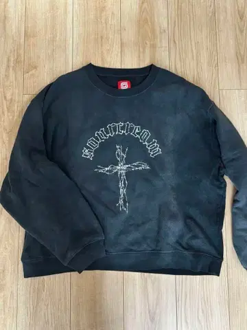 SOURCREAM 다크 그레이 맨투맨 M 사이즈 bal