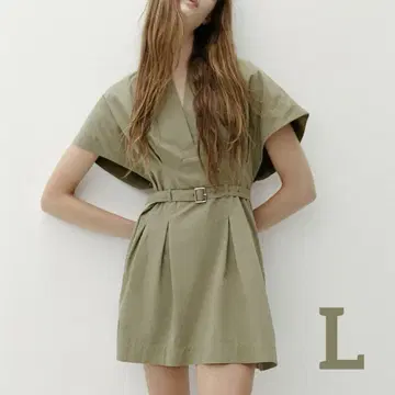 ZARA 벨트 부착 숏 기장 원피스