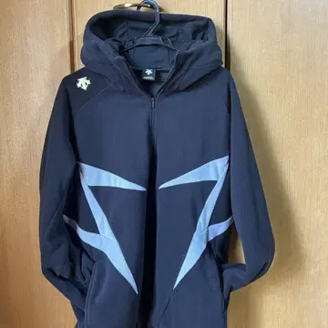풀 집업 후드 부착 마운틴 후드티 M 블랙