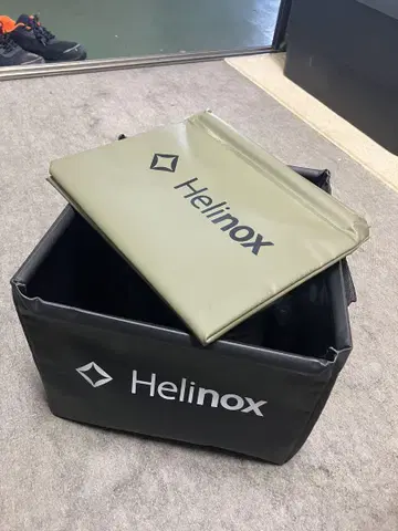 Helinox 수납 박스 블랙 올리브 소프트 컨테이너 2개 세트