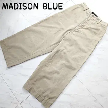 MADISON BLUE 하이웨스트 치노 팬츠 코튼 100%