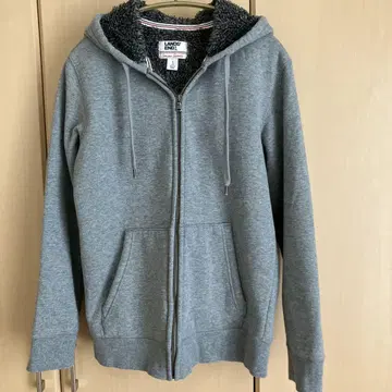 LANDS'END 보아 안감 후드티 그레이 S