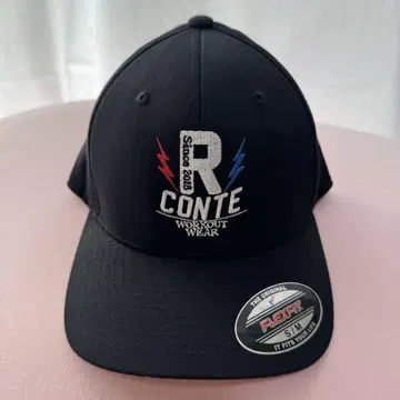 R-CONTE Workout Wear 블랙 캡 S/M