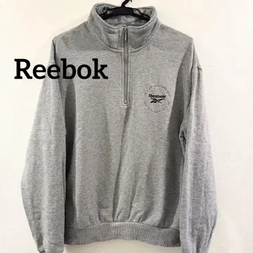 [ 새상품급 ] Reebok 맨투맨 티셔츠 M 그레이
