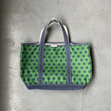 llbean 토트 물방울 도트