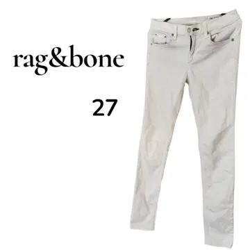 rag & bone 스키니 데님 27 화이트
