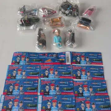 썬더버드 피규어 10종 세트 유진제 가샤 2003년 출시 미개봉