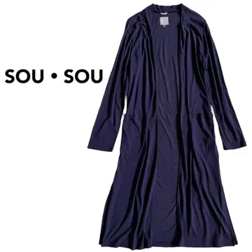 컨디션 최상 SOU SOU CSS 코튼 롱 가디건 리한나