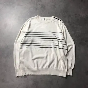 GQ3686 YASHIKI : FUNAATO Border Knit 2
