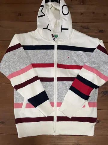 Tommy Hilfiger 여성용 골프 스트라이프 후드티