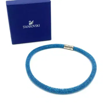 SWAROVSKI 스와로브스키 초커 목걸이 뱅글 블루