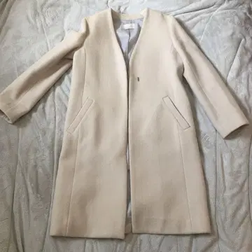 anySiS 아이보리 롱 코트
