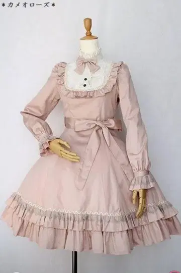 Victorian Maiden 클래시컬 인형 드레스 핑크